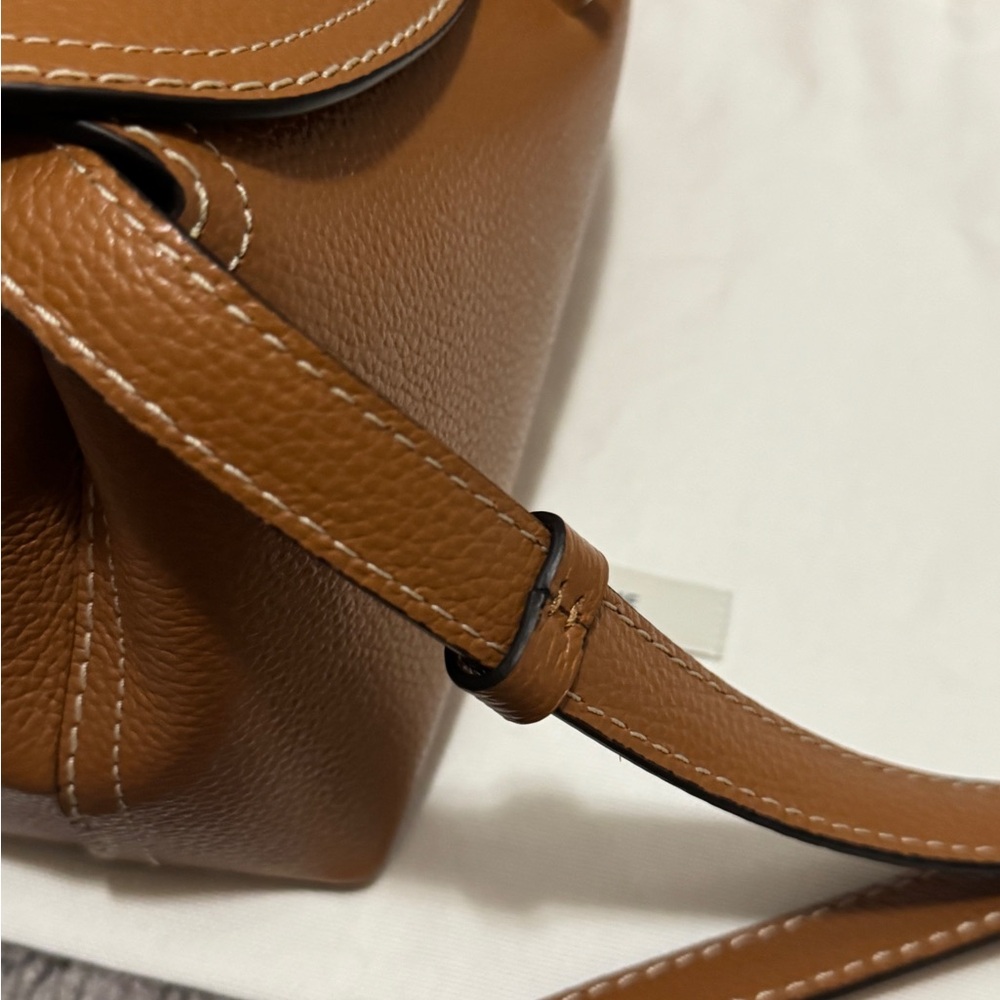 Toteme Brown Leather Crossbody Bag - Picture 8 of 15